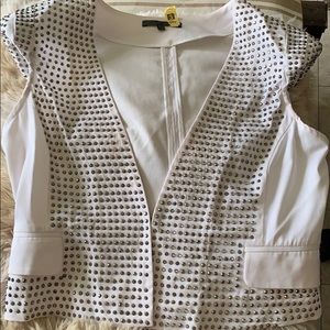 CROP SHORT SLEEVE BLAZER